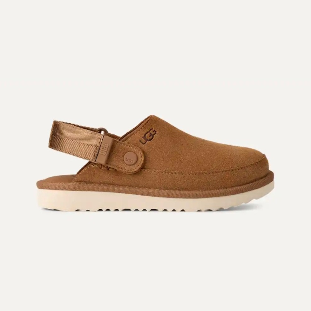 UGG kidsTan Suede Slip-On Shoes